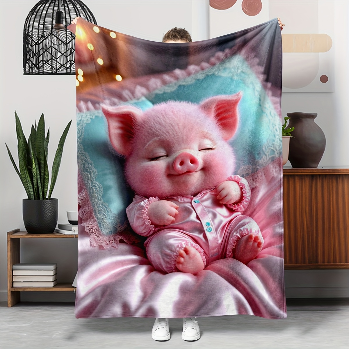 Baby Nursery In Hospital - Manta de Franela Suave con Estampado