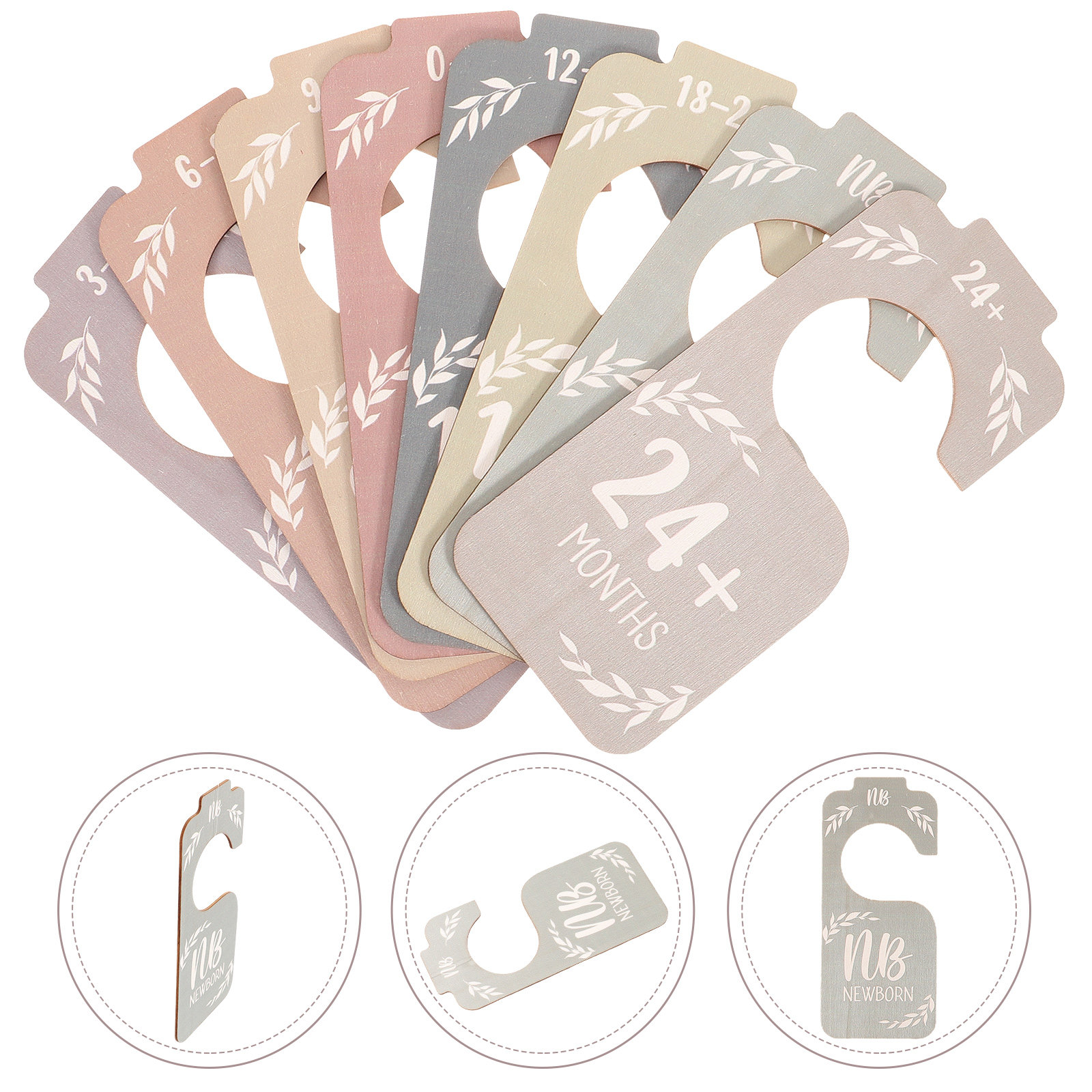 Baby Nursery Closet - 8 divisores de tallas para ropa