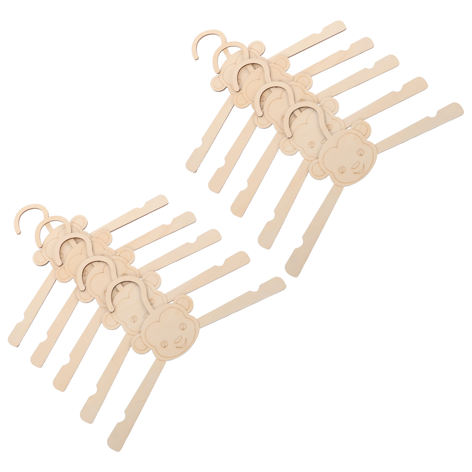 Baby Nursery Closet - 10 unidades de perchas de madera