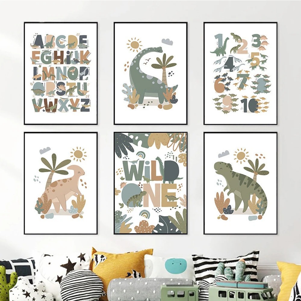 Baby Nursery Prints - Cuadro de Lienzo con Diseño de