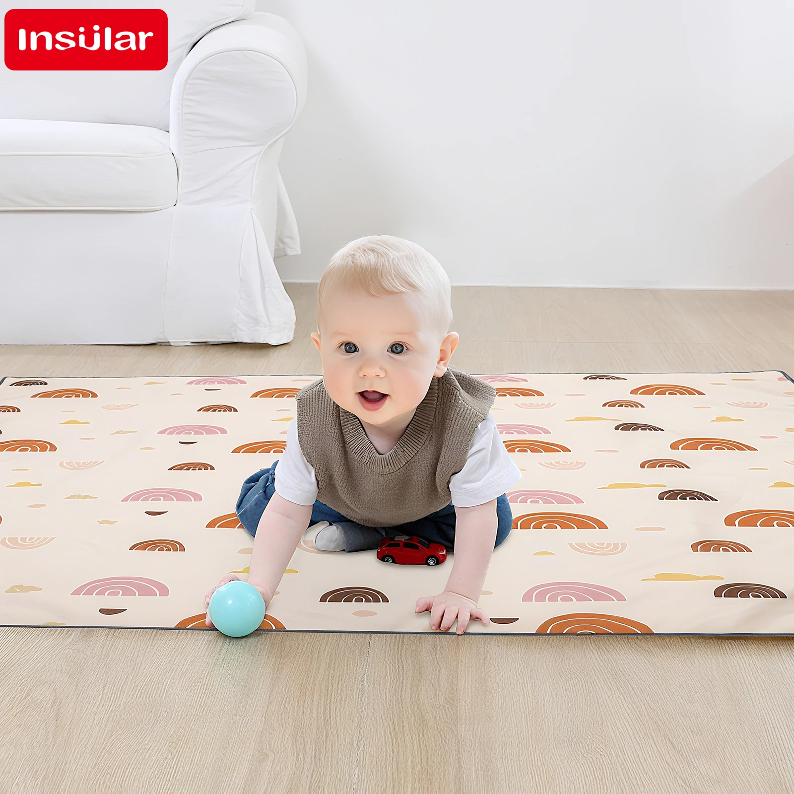 Baby Nursery Mat - Colchón educativo INSULAR para niños, tapete