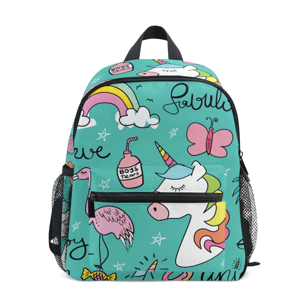 Baby Nursery Backpack - ALAZA-mochilas con estampado de unicornio para
