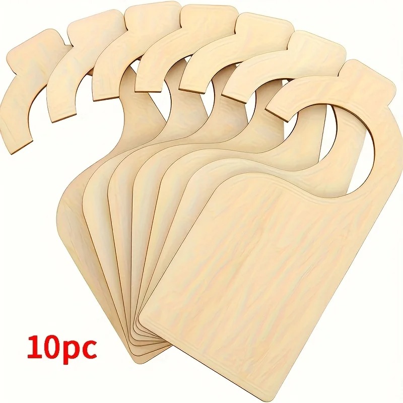 Baby Nursery Closet - 10 Separadores de Madera en Blanco