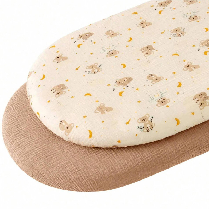 Baby Nursery Hamper - Sábanas de muselina para cuna, sábanas