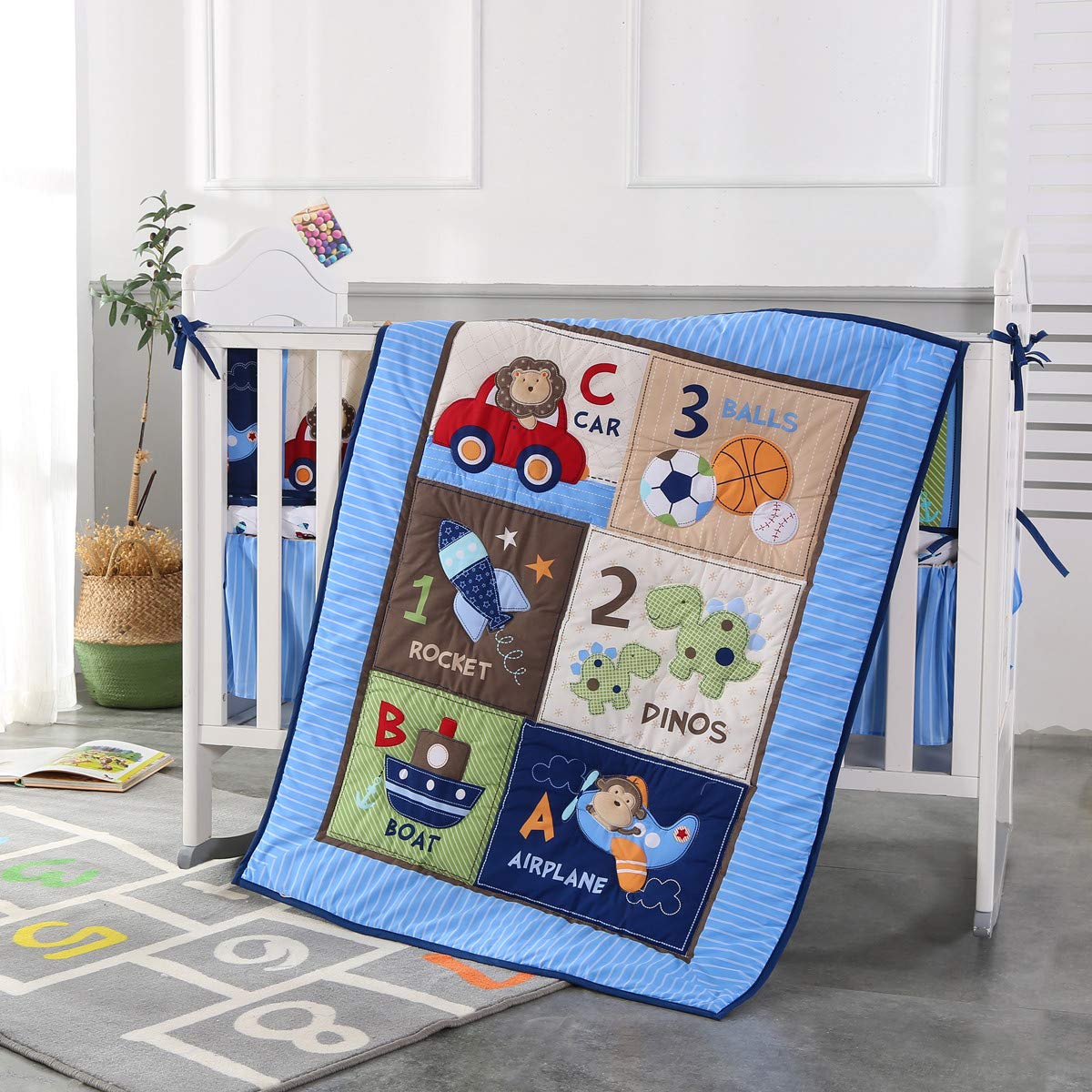 Baby Nursery Kit - Juego de cama para cuna de