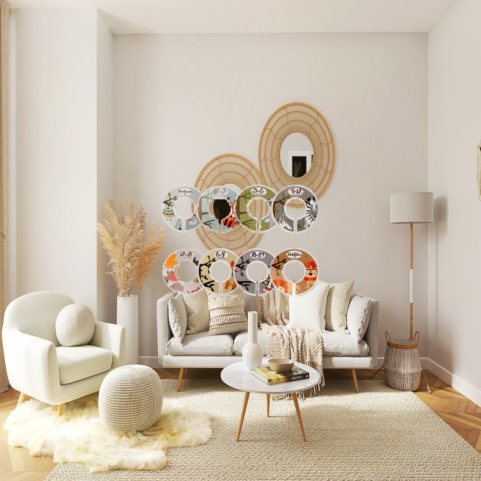 Baby Nursery Closet - Separadores de Tallas de Ropa, Organizadores