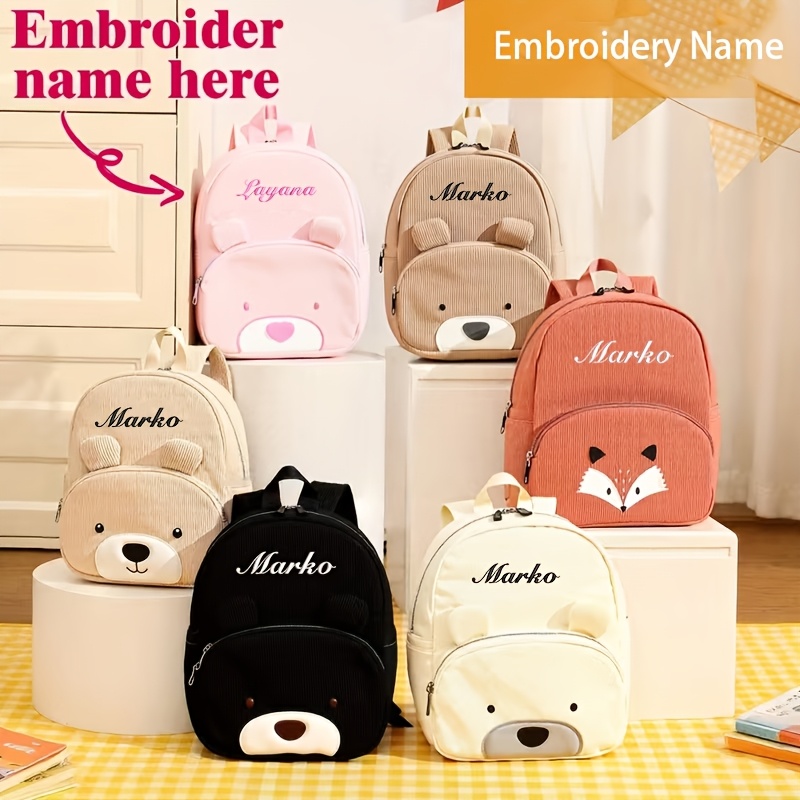 Baby Nursery Backpack - Mochila Infantil Personalizada con Bordado de