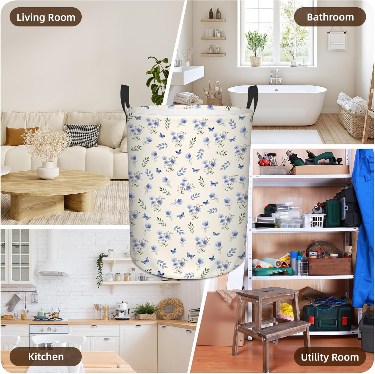 Cesto para Ropa Sucia con Dise - Laundry Hamper Nursery reseña y precio