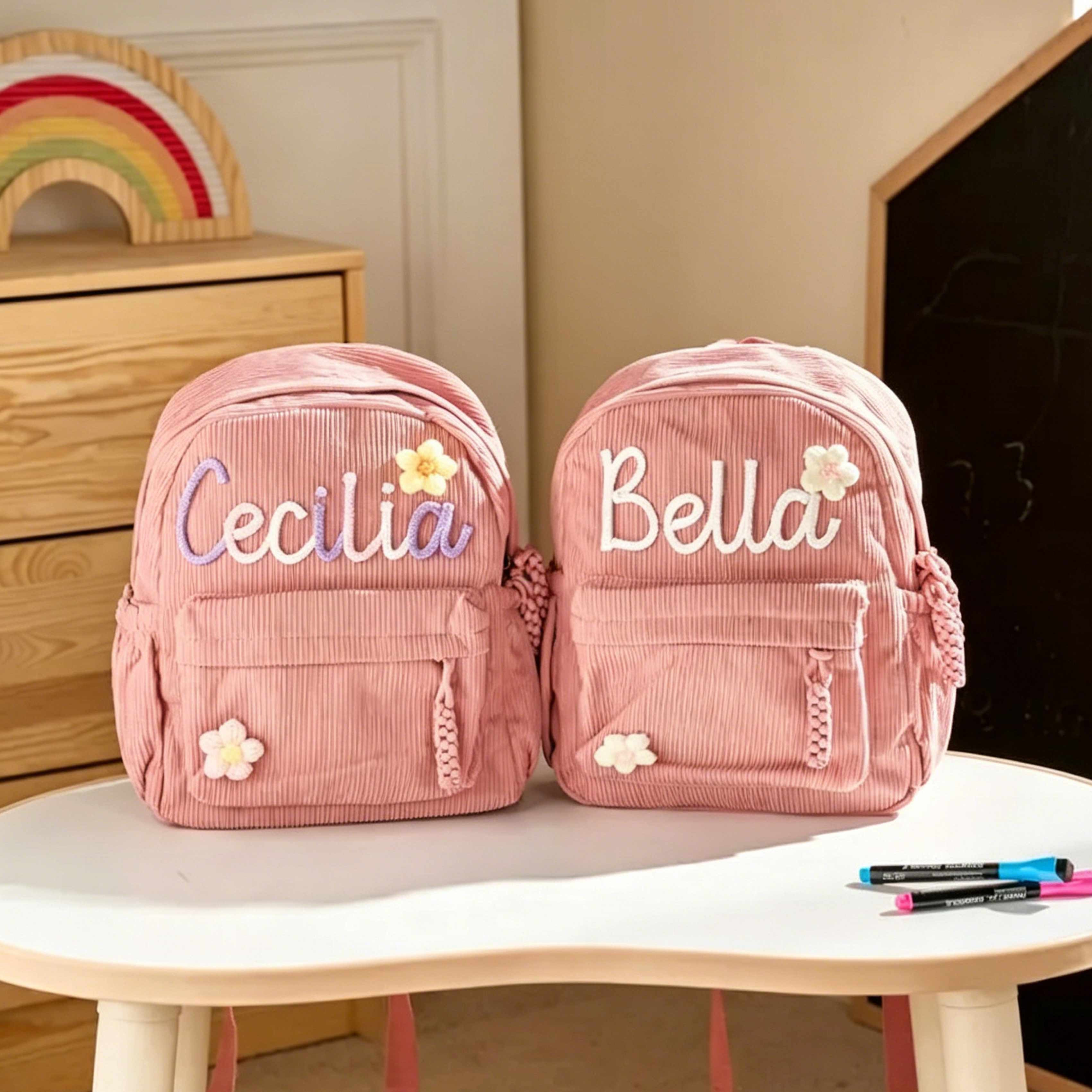 Mochila de pana personalizada  - Baby Nursery Backpack reseña y precio