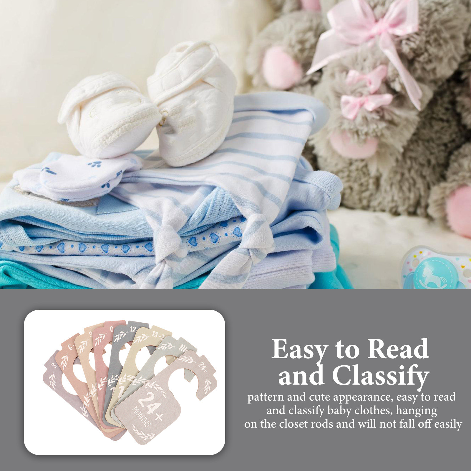 8 divisores de tallas para rop - Baby Nursery Closet reseña y precio