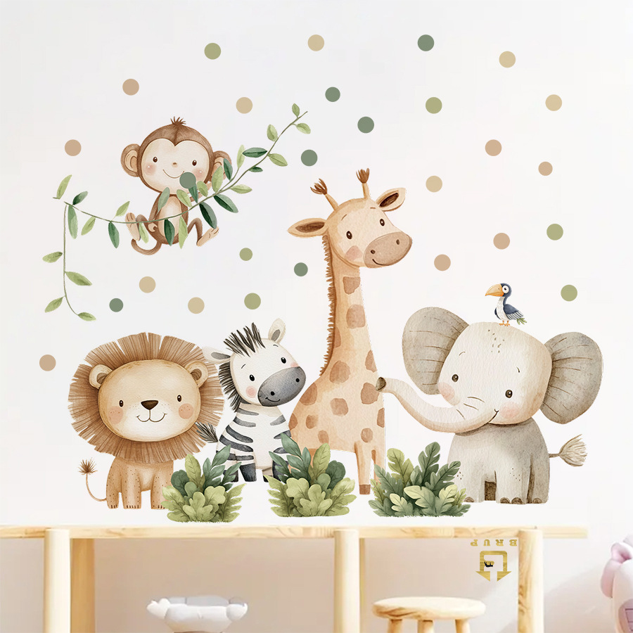 Pegatinas de pared de animales - Baby Nursery Accessories reseña y precio