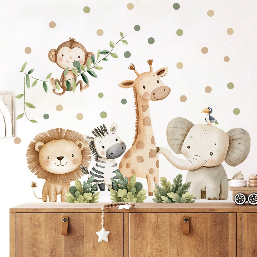 Pegatinas de pared de animales - Baby Nursery Accessories reseña y precio