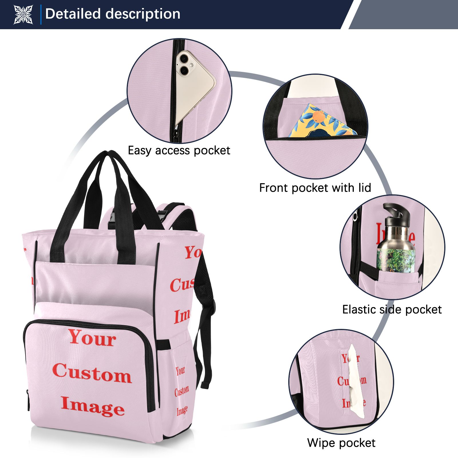 Bolsa de pañales de maternidad - Baby Nursery Backpack reseña y precio
