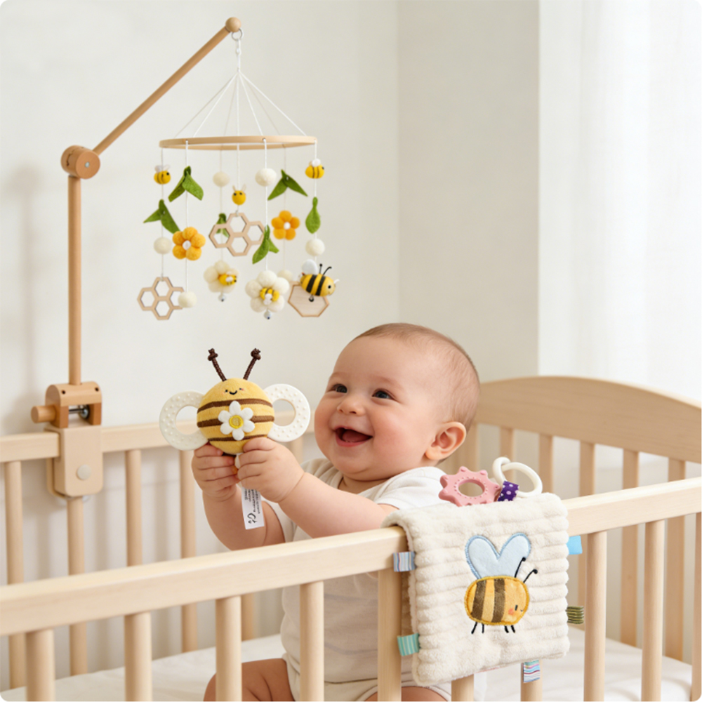 Móvil de cuna con sonajero par - Baby Nursery Kit reseña y precio