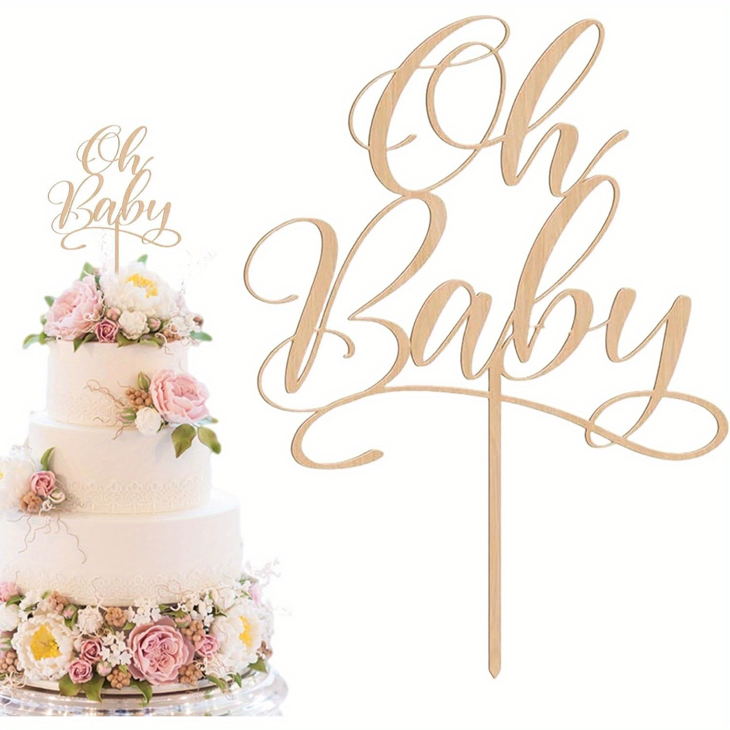 1 unidad de adorno de madera p - Baby Nursery Letters reseña y precio