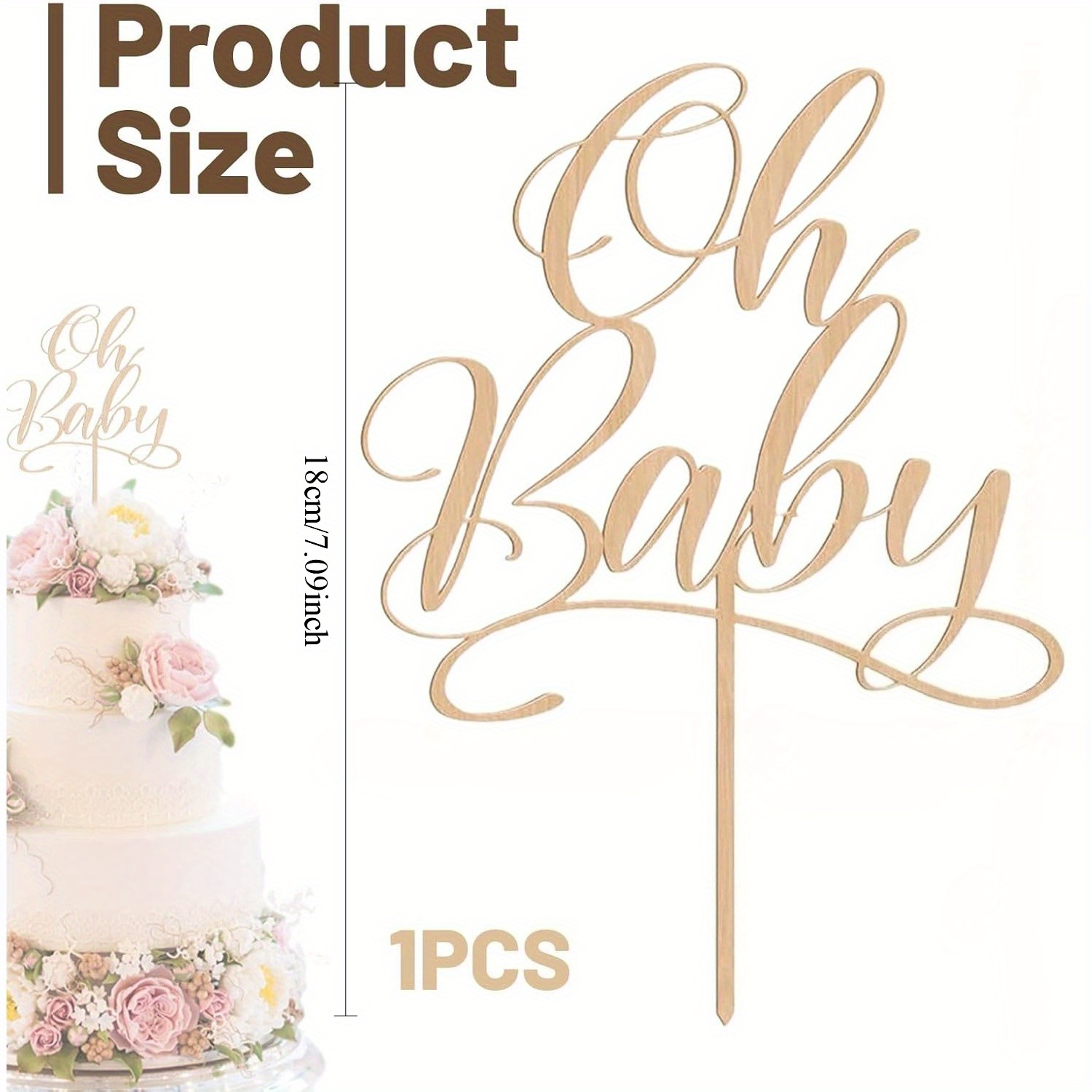 1 unidad de adorno de madera p - Baby Nursery Letters reseña y precio