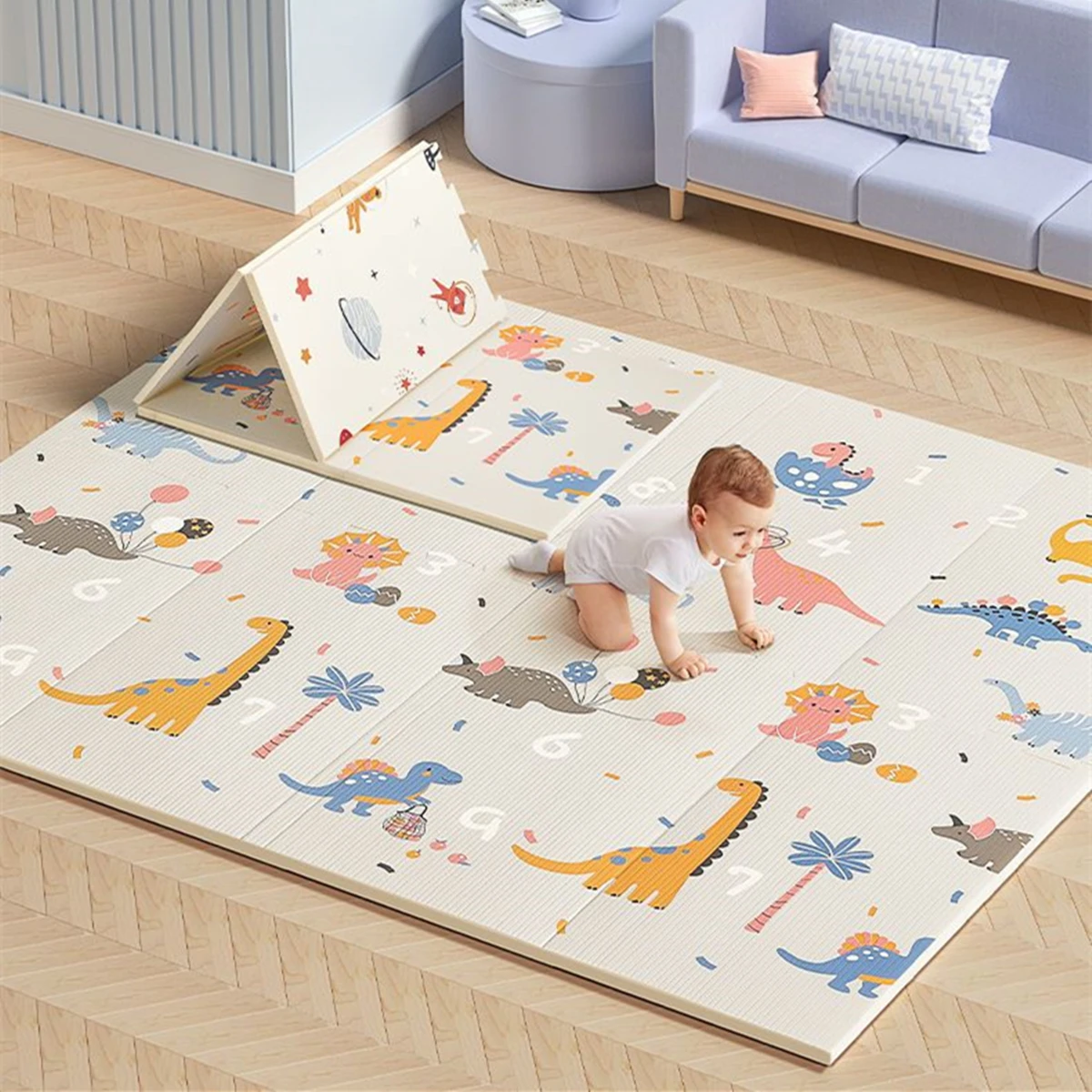 Alfombra educativa no tóxica p - Baby Nursery Mat reseña y precio