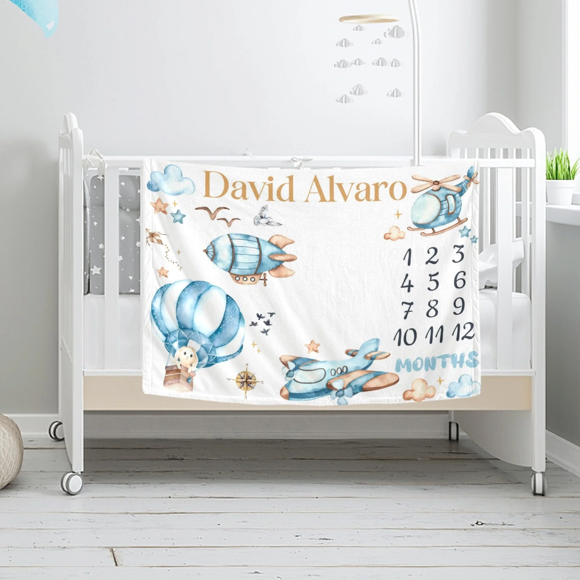 Manta mensual para bebés de VI - Baby Nursery In Hospital reseña y precio