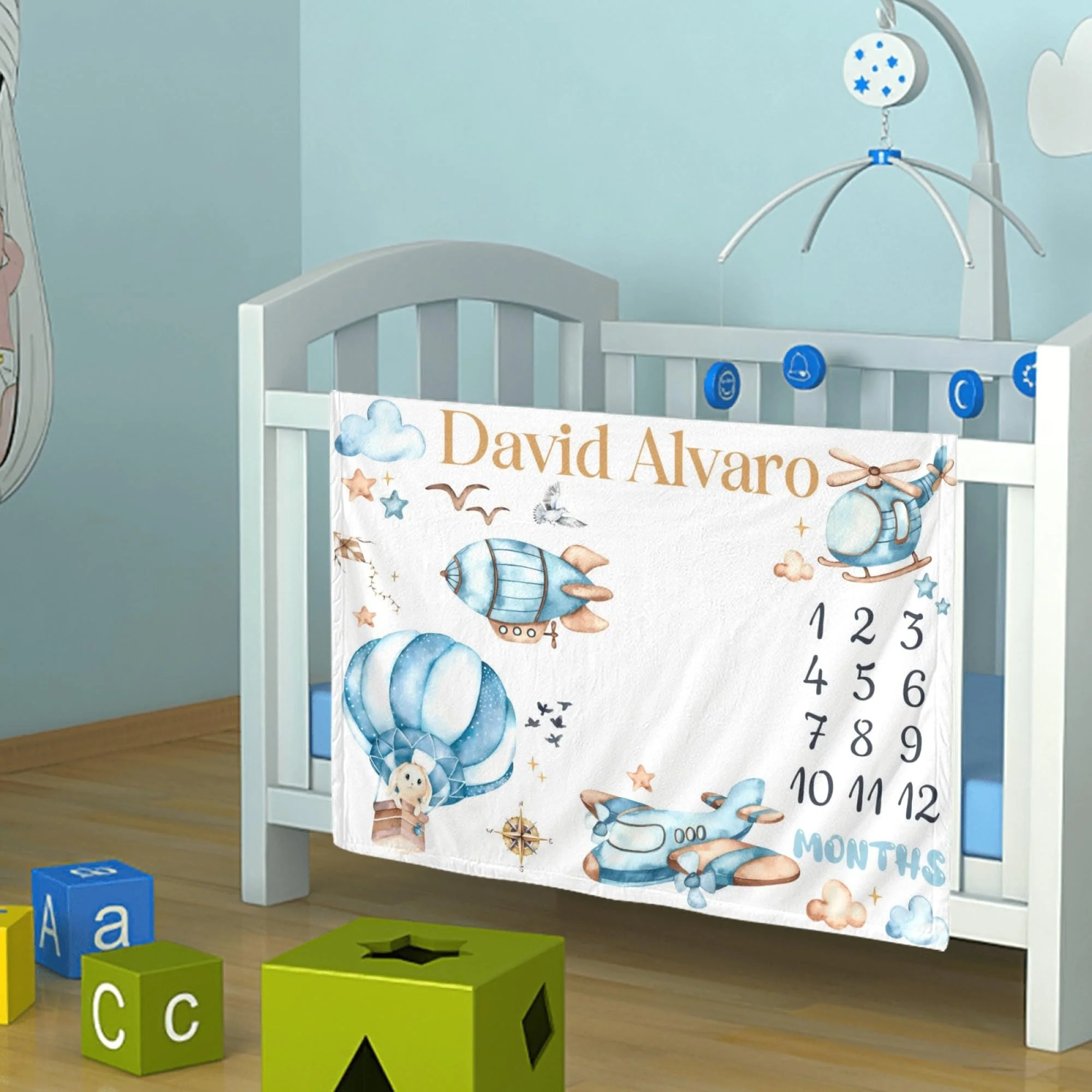 Manta mensual para bebés de VI - Baby Nursery In Hospital reseña y precio