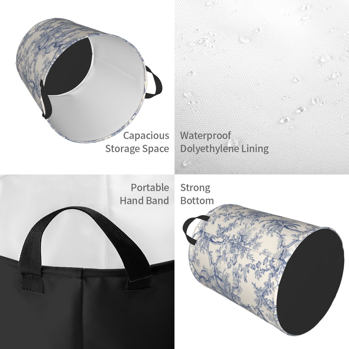 Cesta De la colada con patrone - Laundry Hamper Nursery reseña y precio