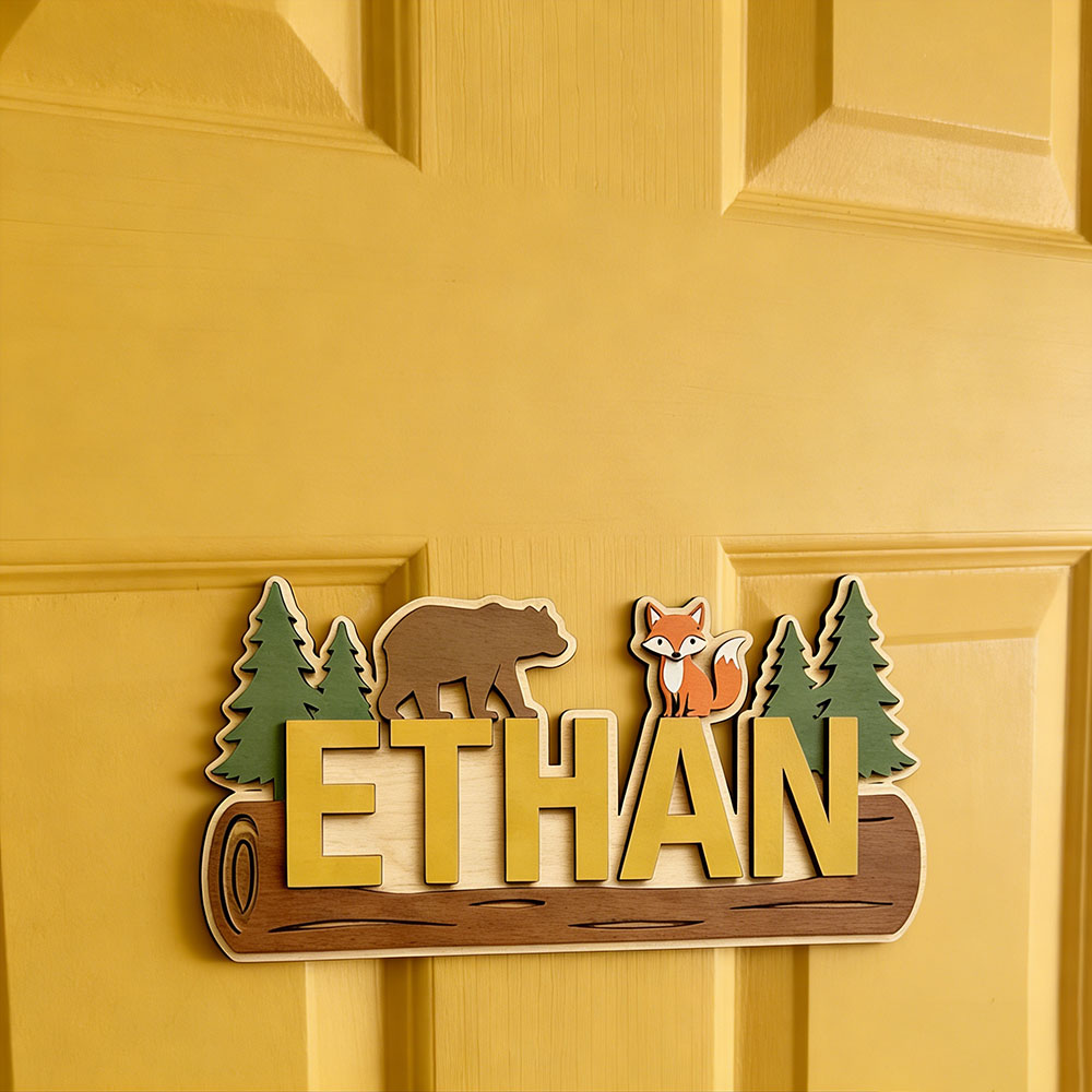 Letrero de Madera Personalizad - Baby Nursery In reseña y precio
