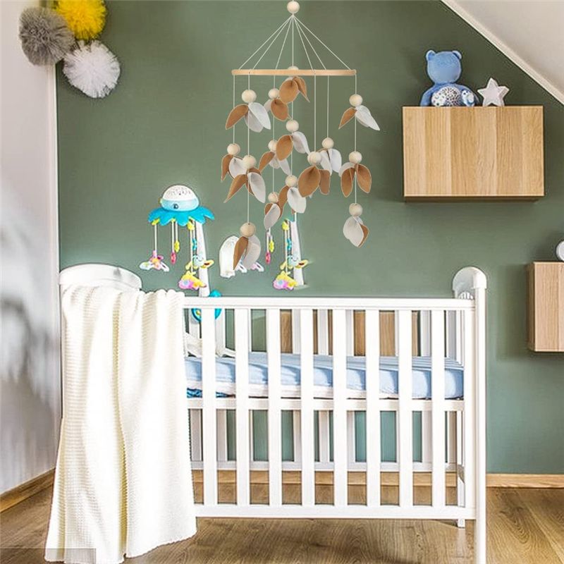Móvil de tela de fieltro A84E- - Baby Nursery Gender Neutral reseña y precio