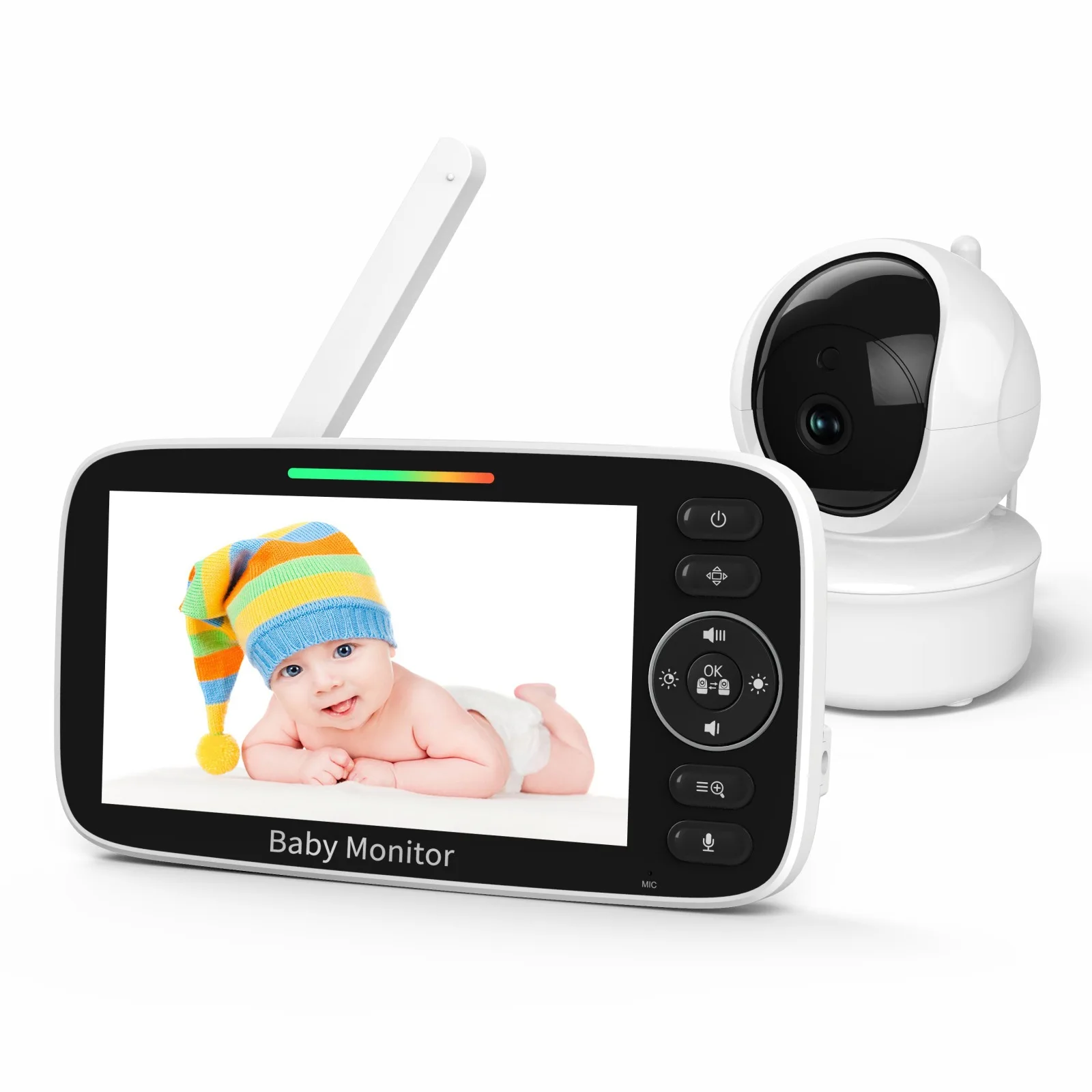 Monitor para bebés con pantall - Baby Nursery Videos reseña y precio