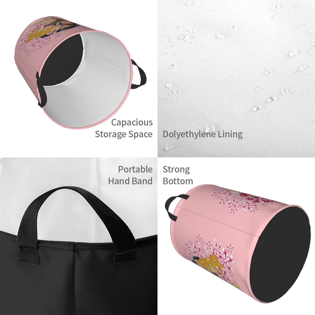 Cesto de Ropa Plegable Elena d - Laundry Hamper Nursery reseña y precio
