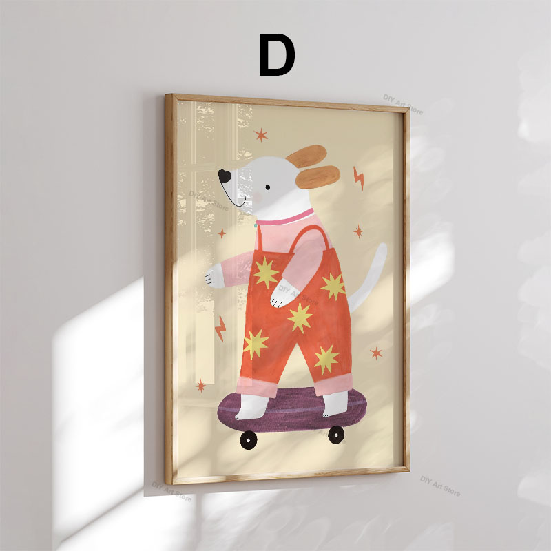 Divertidos Cuadros de Animales - Baby Nursery In reseña y precio