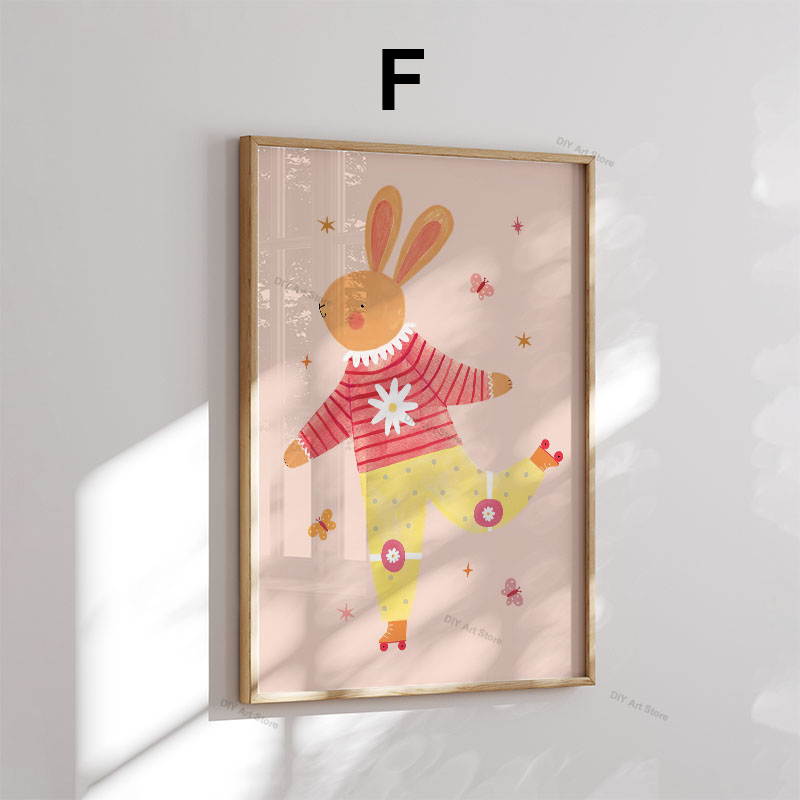 Divertidos Cuadros de Animales - Baby Nursery In reseña y precio