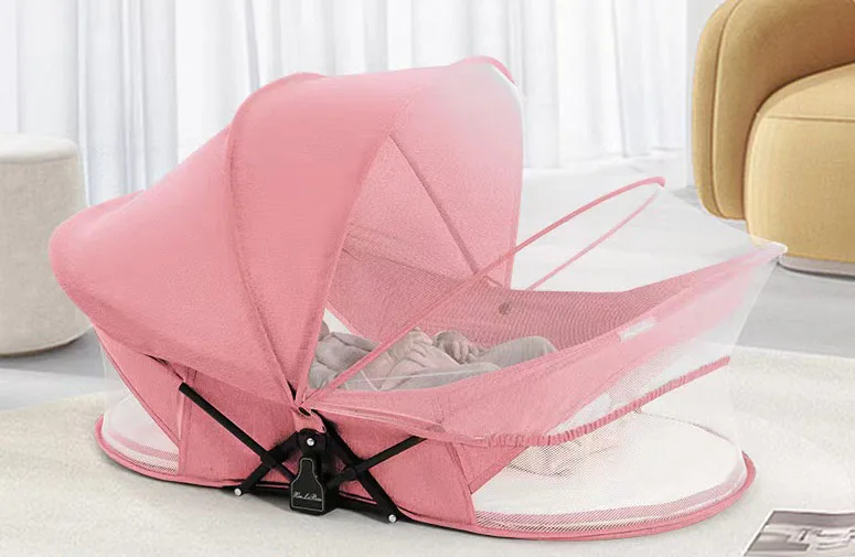 # Cuna de viaje plegable y tra - Baby Nursery Hamper reseña y precio