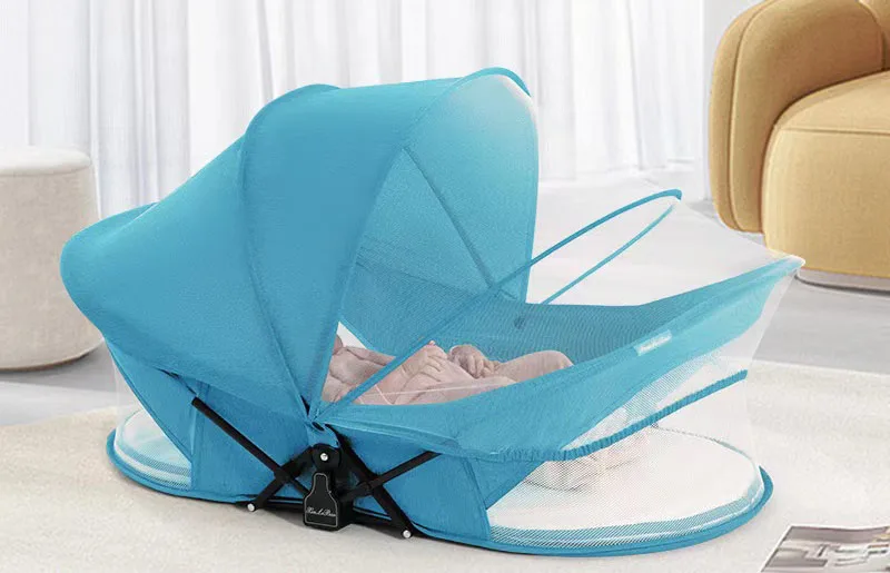 # Cuna de viaje plegable y tra - Baby Nursery Hamper reseña y precio