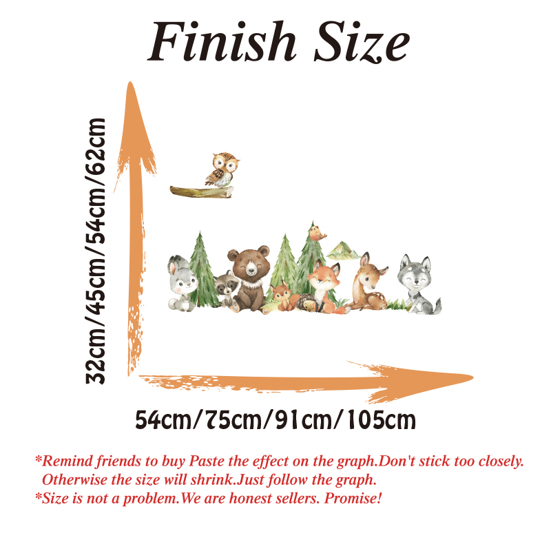 Pegatina de pared de animales  - Baby Nursery Design reseña y precio