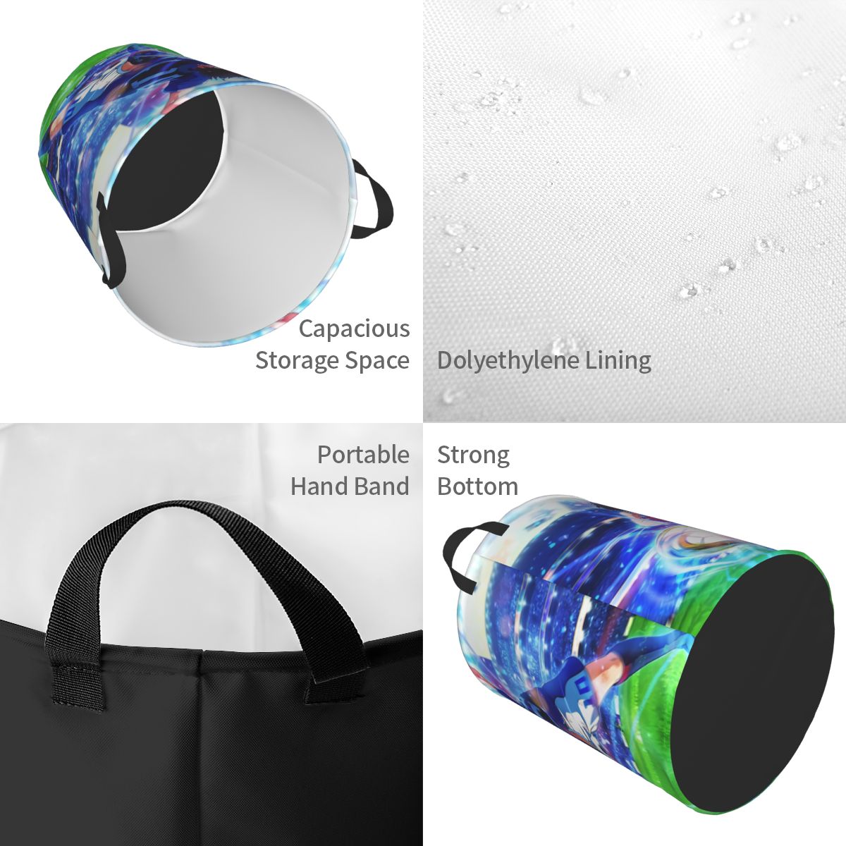 Cesto para la ropa plegable Ha - Laundry Hamper Nursery reseña y precio