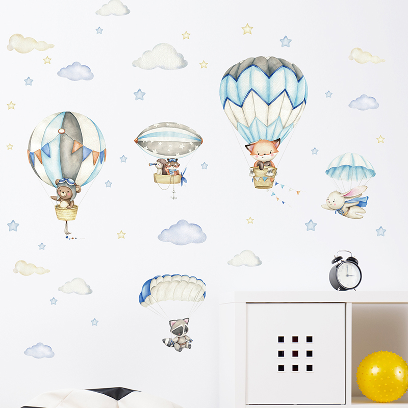 Pegatinas de pared con globos  - Baby Nursery Design reseña y precio