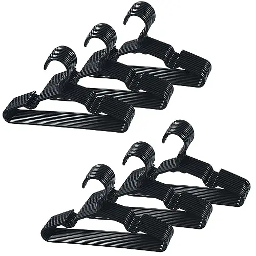 Paquete de 20/60 Perchas Negra - Baby Nursery Closet reseña y precio