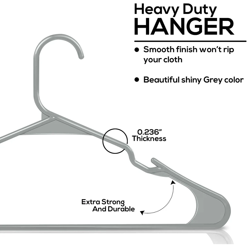 Paquete de 20/60 Perchas Negra - Baby Nursery Closet reseña y precio