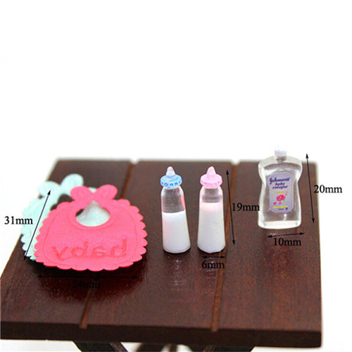 1:12 casa de muñecas biberones - Baby Nursery Accessories reseña y precio