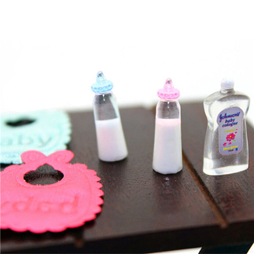 1:12 casa de muñecas biberones - Baby Nursery Accessories reseña y precio