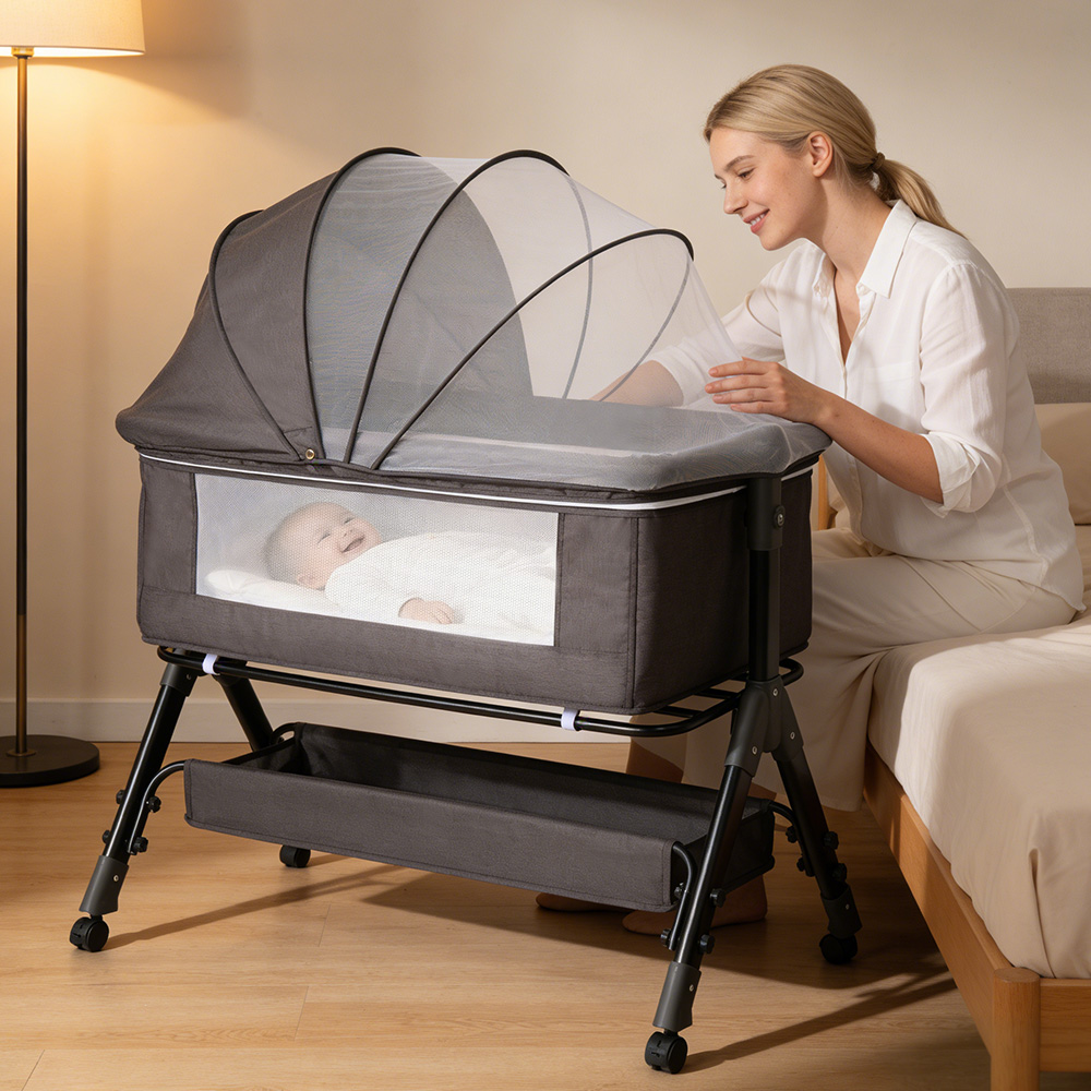 Cuna 3 en 1 para Bebé, Fácil d - Baby Nursery Hamper reseña y precio