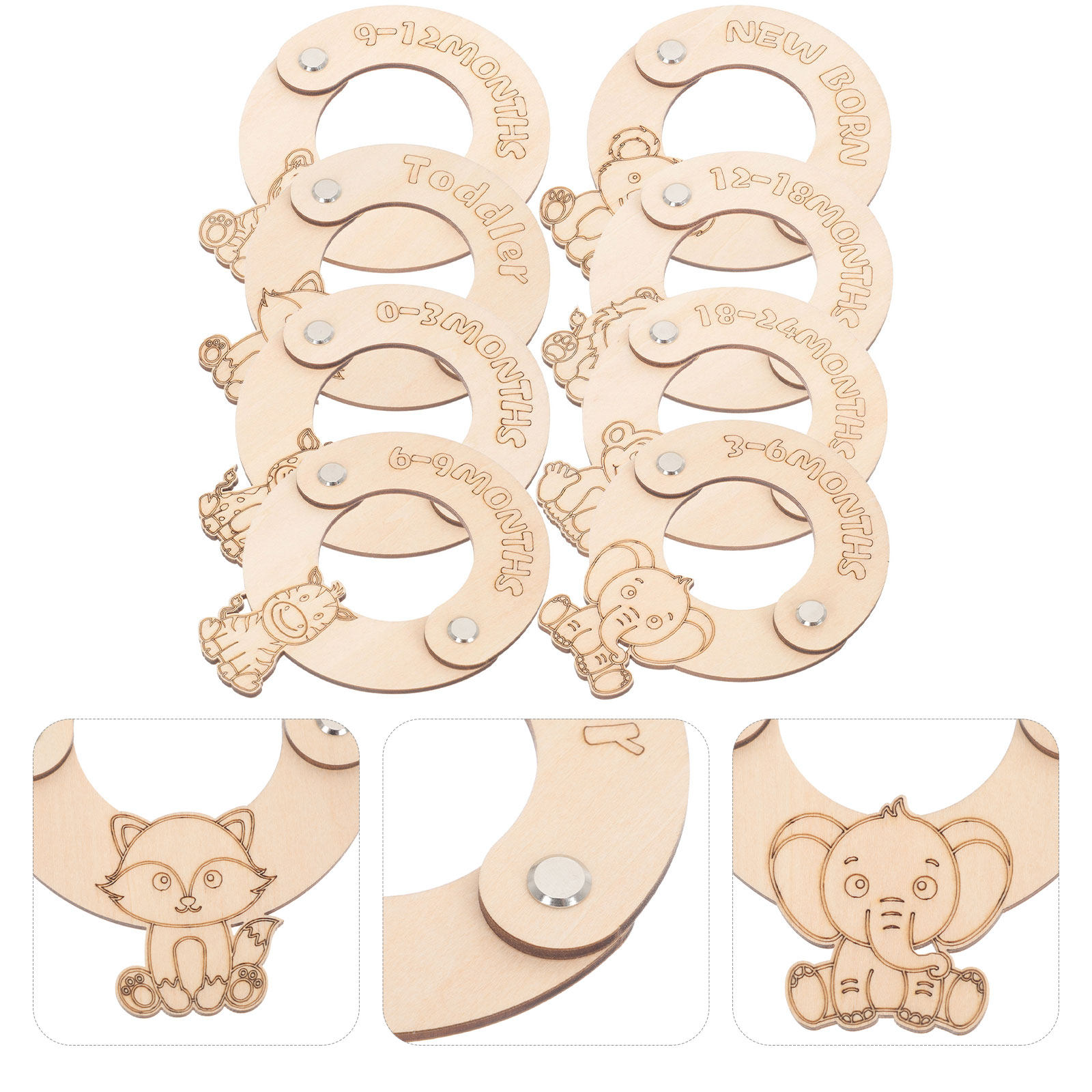 8 Divisores de Tallas para Rop - Baby Nursery Closet reseña y precio
