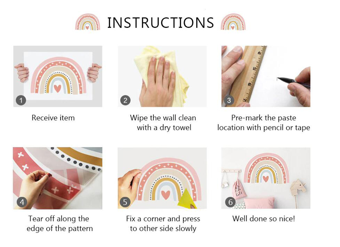 Juego de 7 Uds de pegatinas de - Baby Nursery Kit reseña y precio