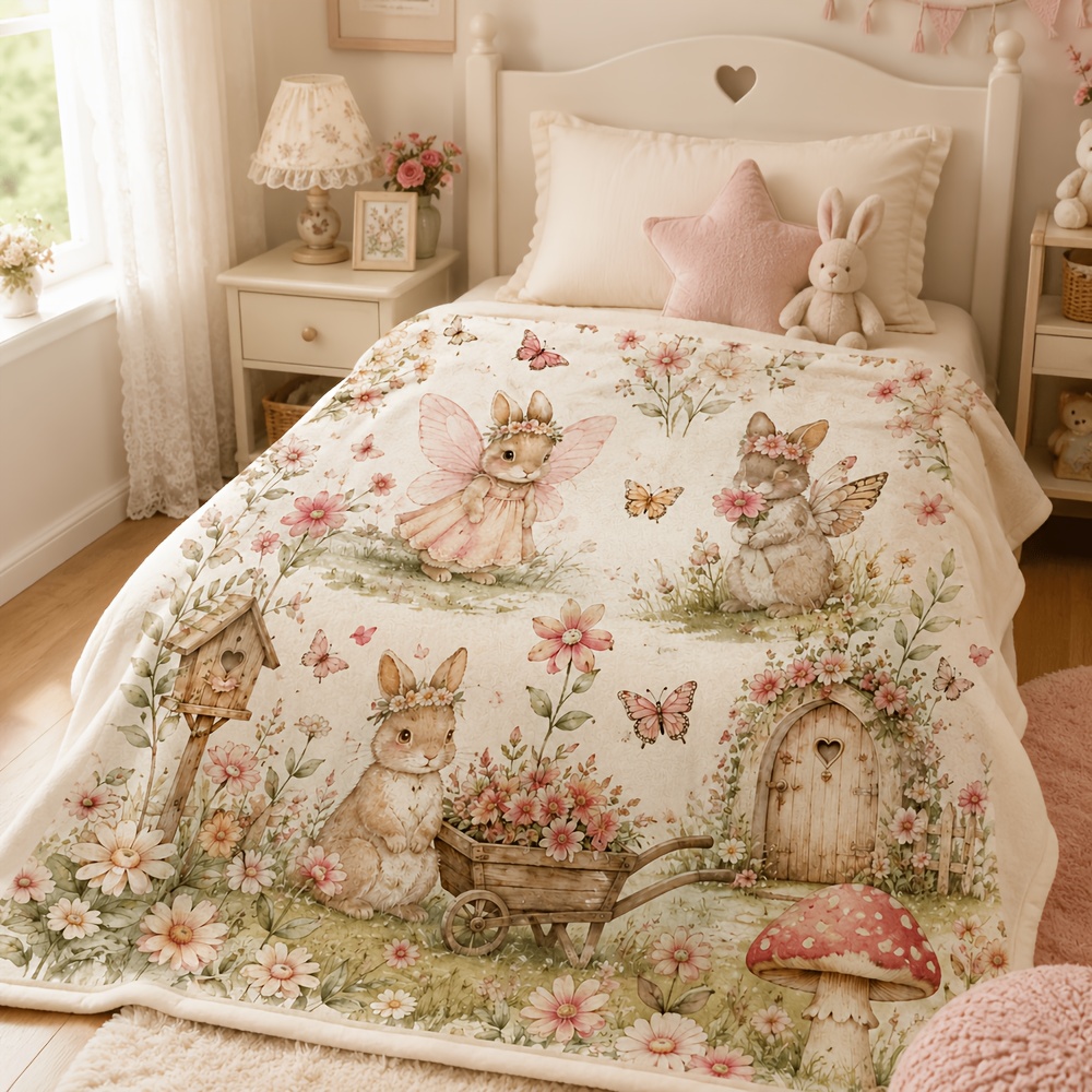 Manta decorativa con motivos d - Baby Nursery In Hospital reseña y precio