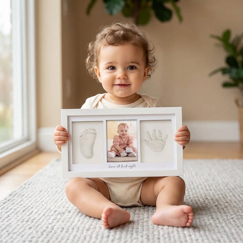 Kit de arcilla con huella de m - Baby Nursery Design reseña y precio