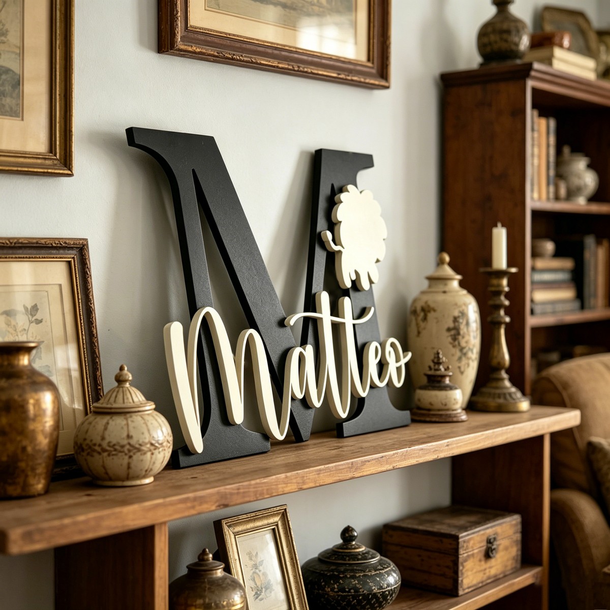 1 Pieza de Placa de Madera Per - Baby Nursery In reseña y precio