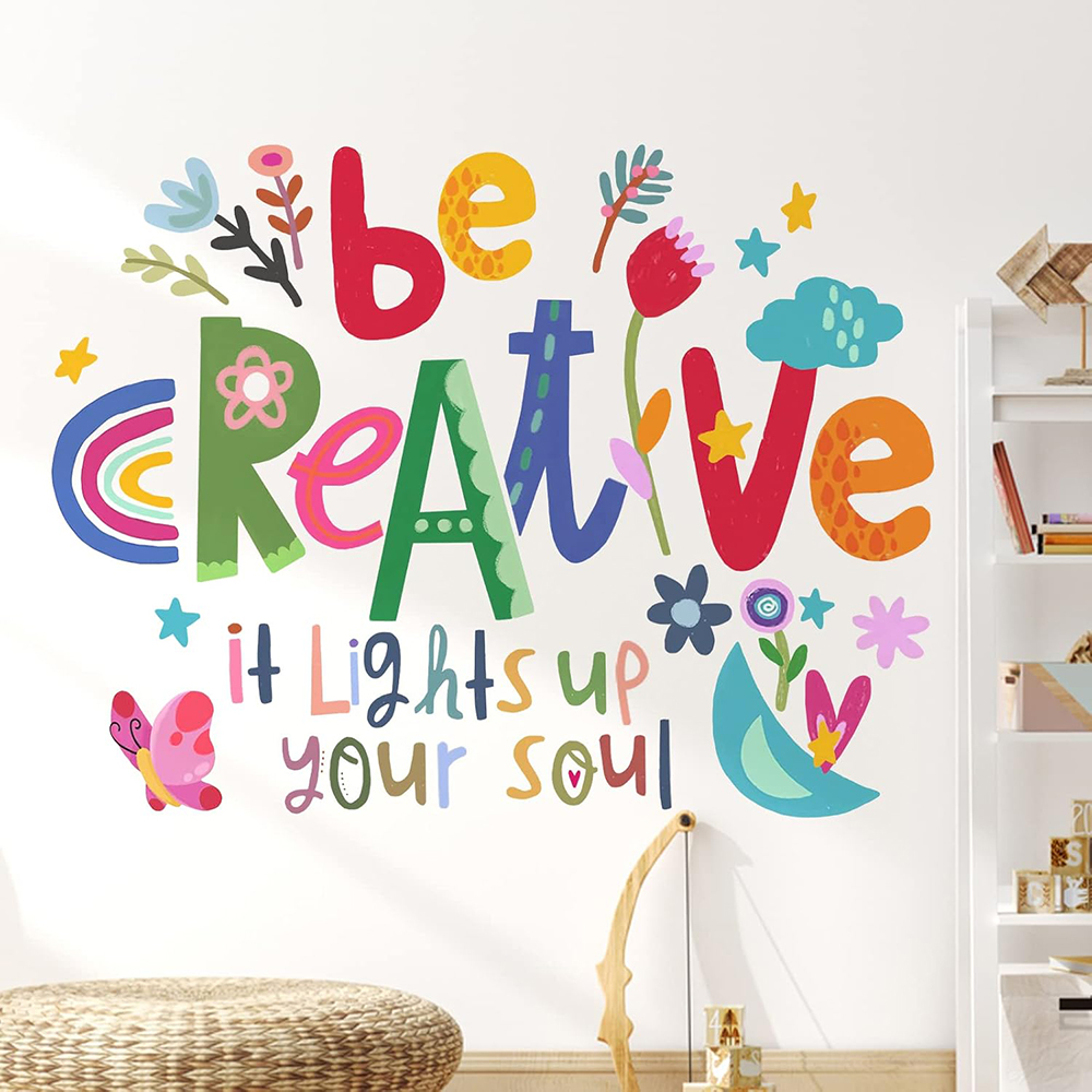 Be Creative-pegatinas de pared - Baby Nursery Design reseña y precio