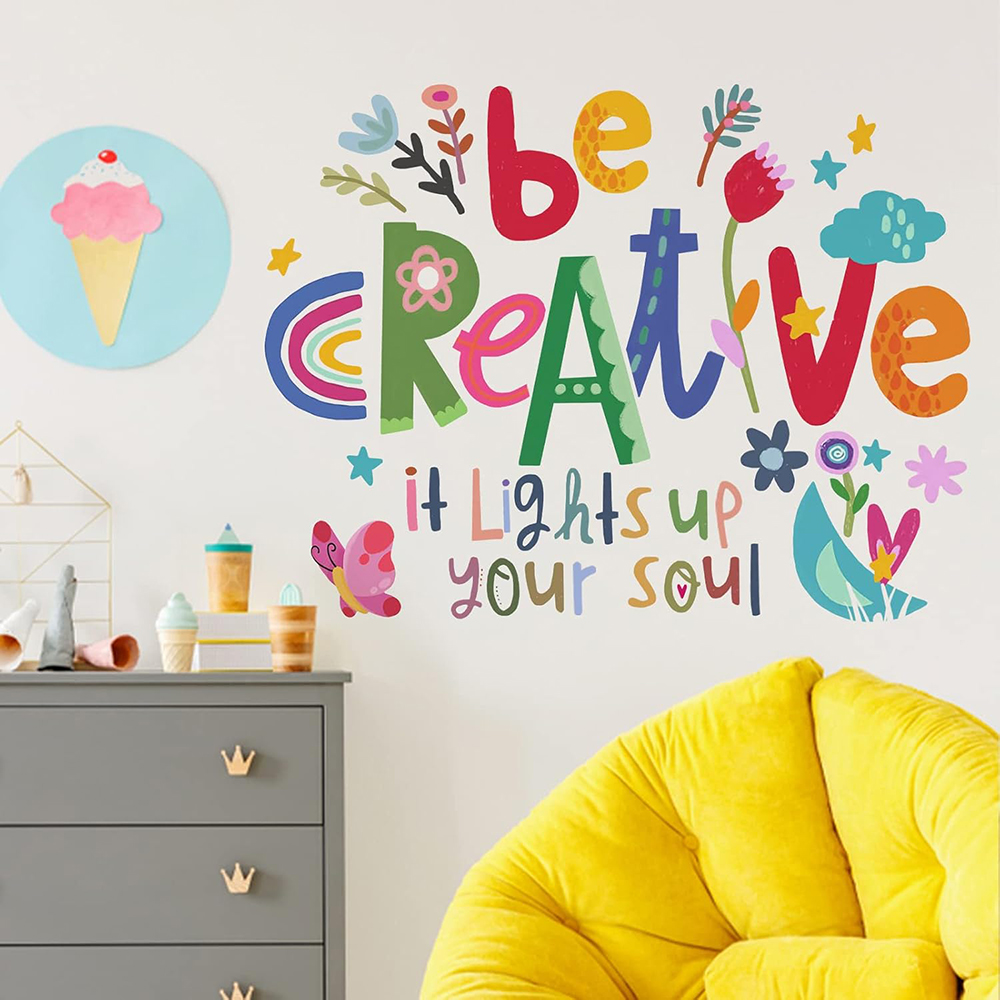 Be Creative-pegatinas de pared - Baby Nursery Design reseña y precio