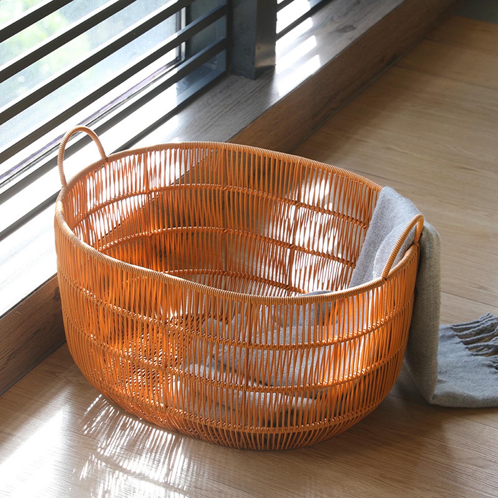 Cesta tejida para ropa, cesto  - Laundry Hamper Nursery reseña y precio