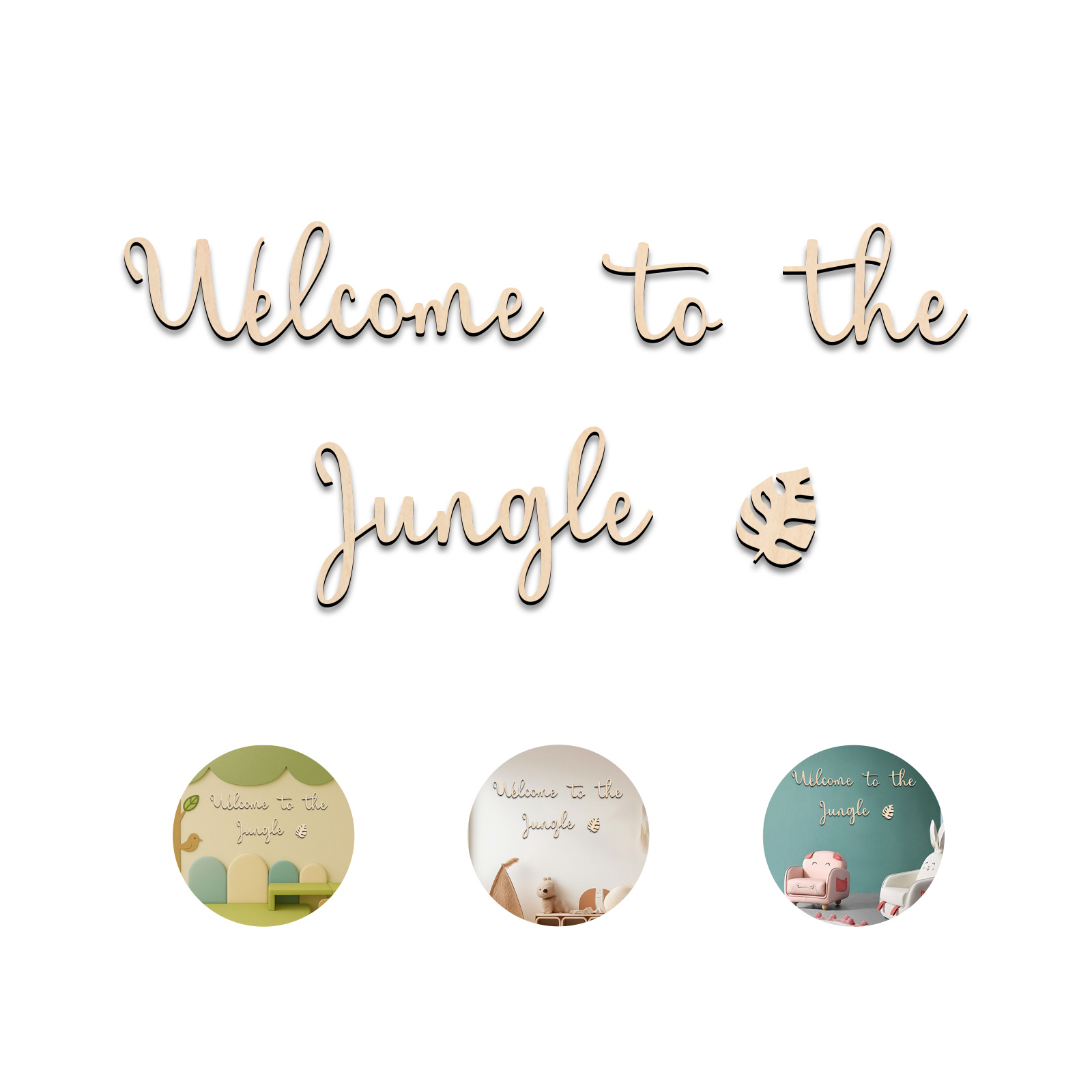 Letrero de madera de bienvenid - Baby Nursery Design reseña y precio