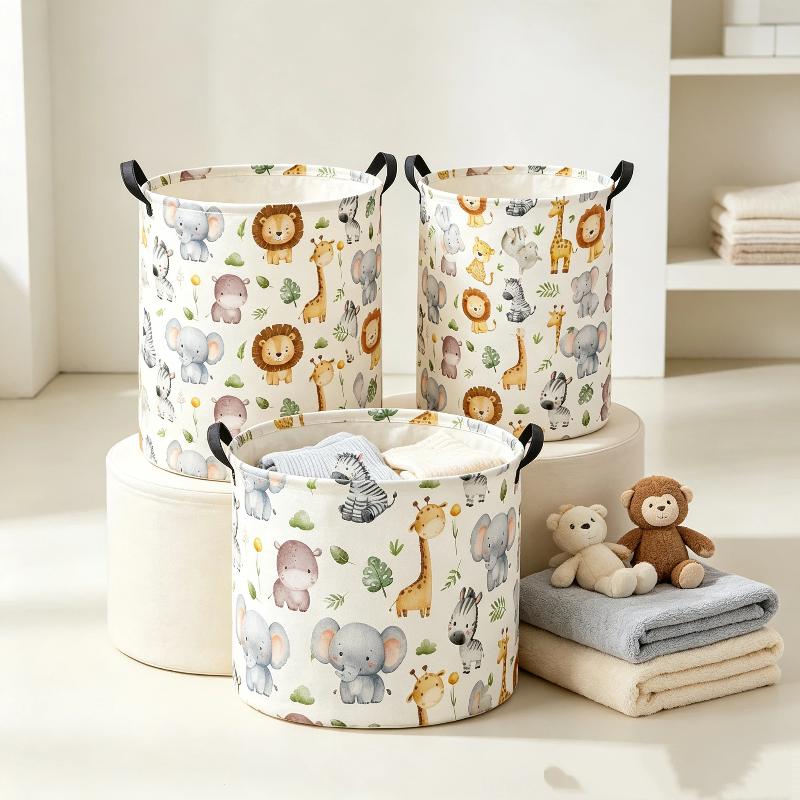 Cesta de Almacenamiento Plegab - Laundry Hamper Nursery reseña y precio